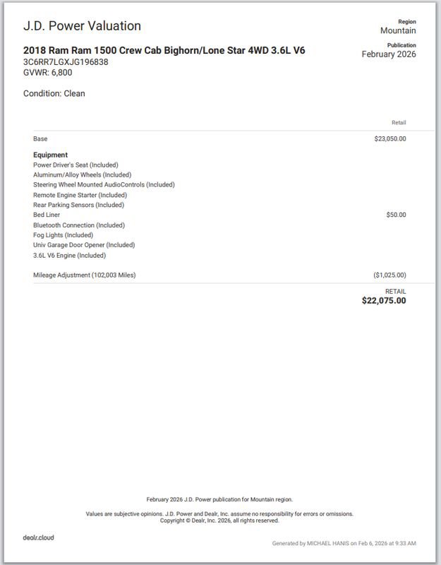 Used 2018 RAM 1500 Big Horn image 14