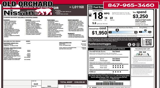 Used 2022 Lincoln Navigator Reserve image 9