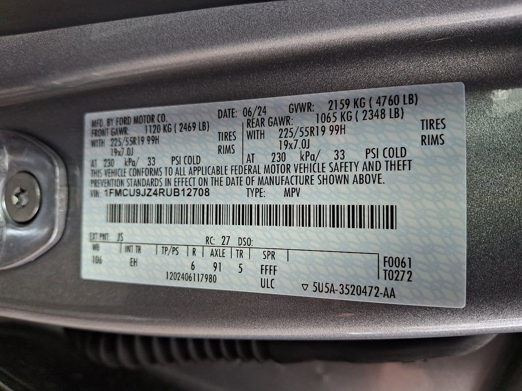 Used 2024 Ford Escape Platinum image 26