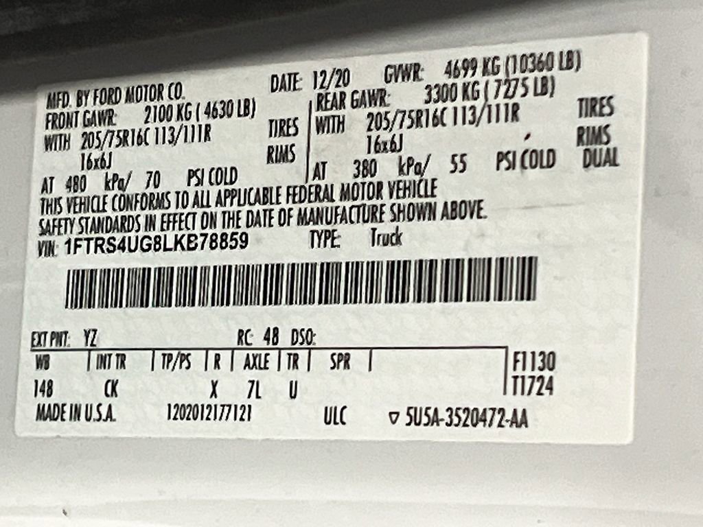Used 2020 Ford Transit 350 148 High Roof Extended AWD image 28