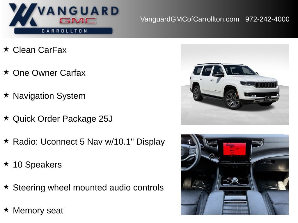 Used 2024 Jeep Wagoneer Series II w/ Flexible Seating Group AWD/4WD image 6