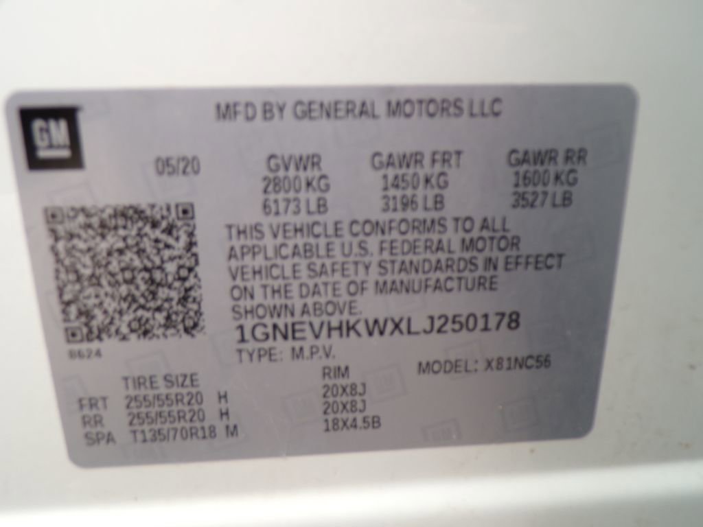Used 2020 Chevrolet Traverse LT w/ LPO, Blackout Package AWD/4WD image 29