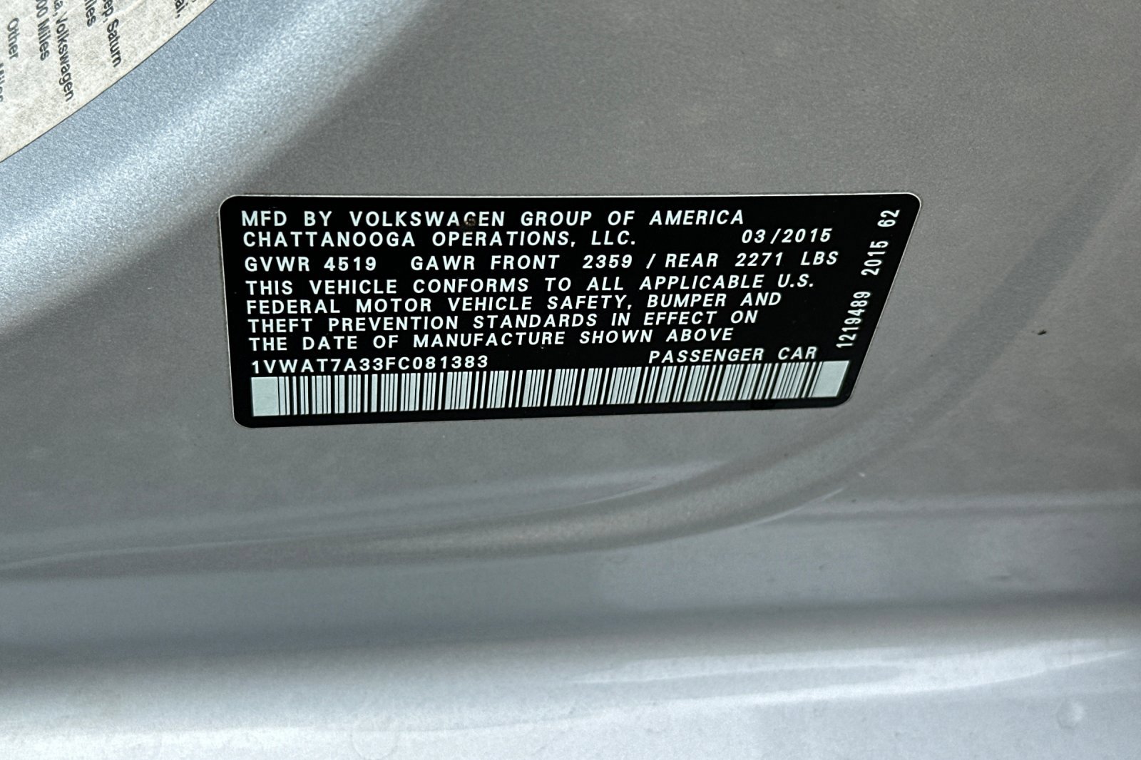 Used 2015 Volkswagen Passat 1.8T FWD image 26