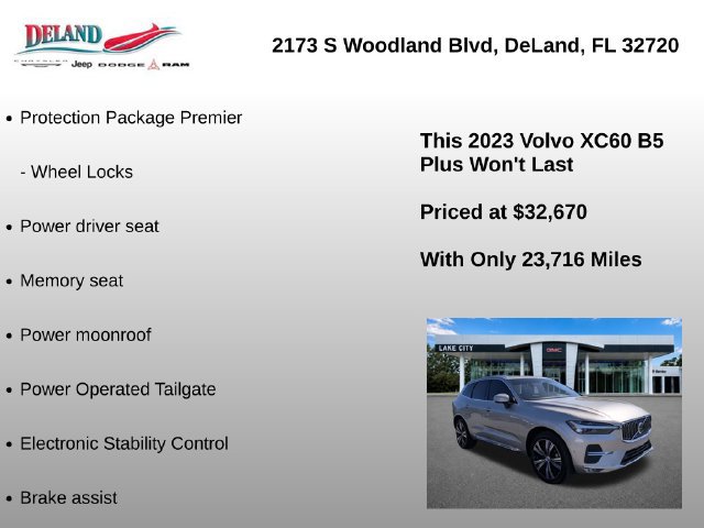 Used 2023 Volvo XC60 B5 Plus w/ Protection Package Premier FWD image 15