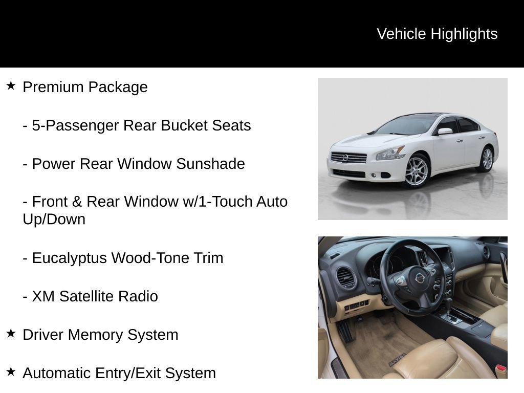 Used 2009 Nissan Maxima 3.5 SV w/ Premium Pkg image 16