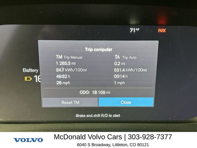 Certified 2023 Volvo C40 P8 Recharge Ultimate image 15
