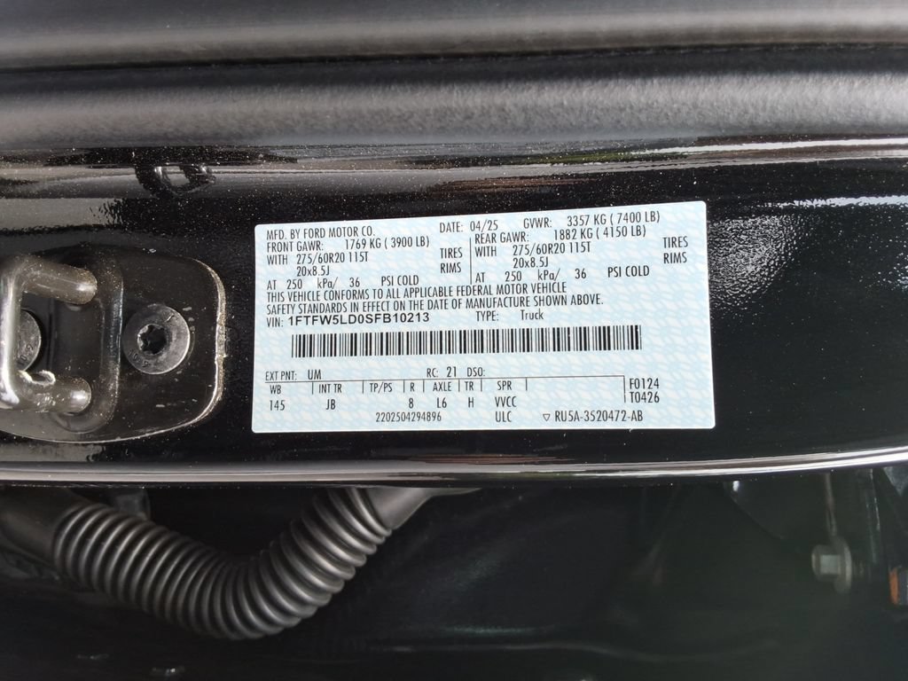 Used 2025 Ford F150 Lariat w/ Equipment Group 502A High AWD/4WD image 42