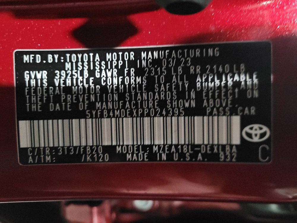 Used 2023 Toyota Corolla LE w/ LE Premium Package image 33