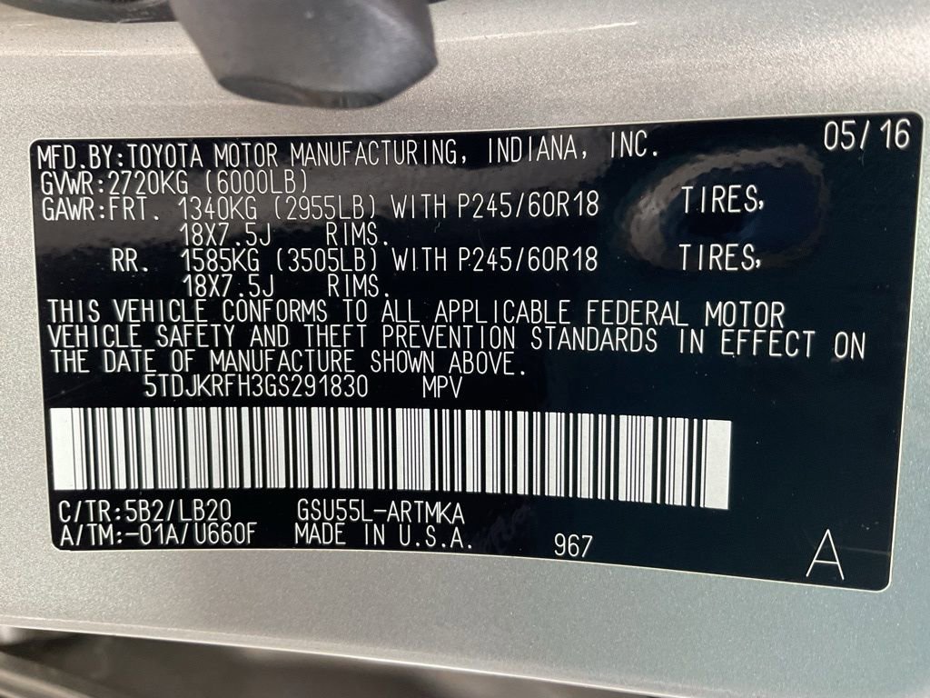 Used 2016 Toyota Highlander XLE image 35