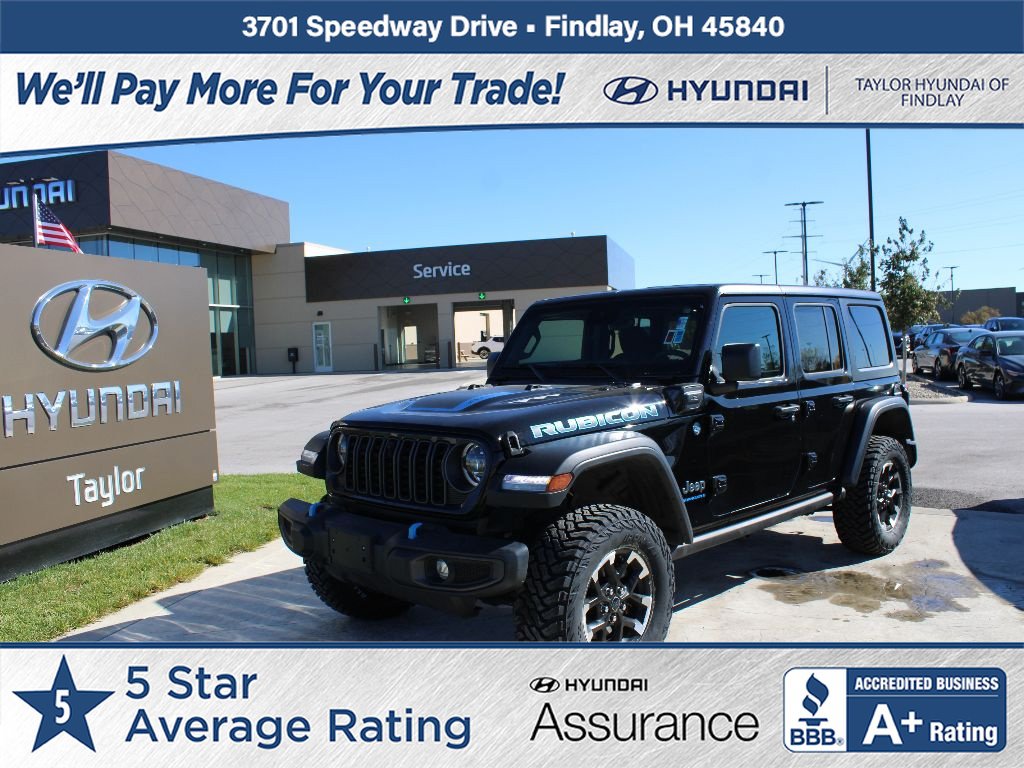 Used 2024 Jeep Wrangler Unlimited Rubicon 4xe w/ Technology Group