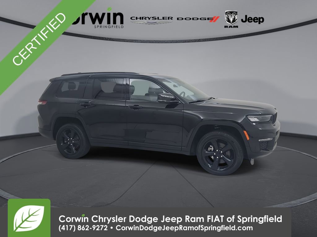 Certified 2025 Jeep Grand Cherokee L Limited w/ Black Appearance Package image 1