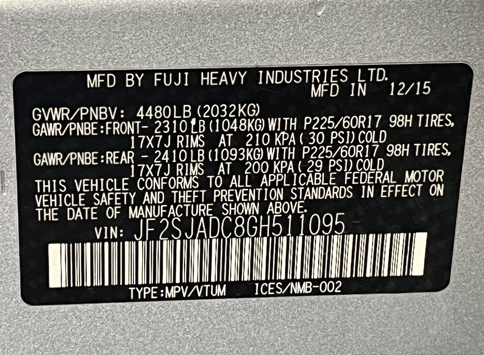 Used 2016 Subaru Forester 2.5i Premium w/ Protection Package #1 AWD/4WD image 18