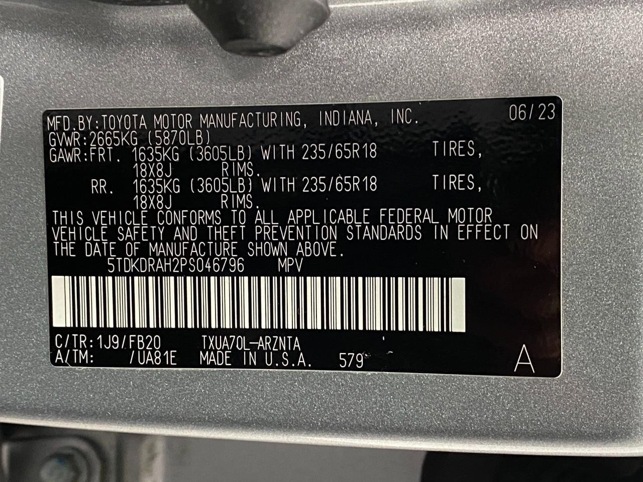 Used 2023 Toyota Highlander L image 31