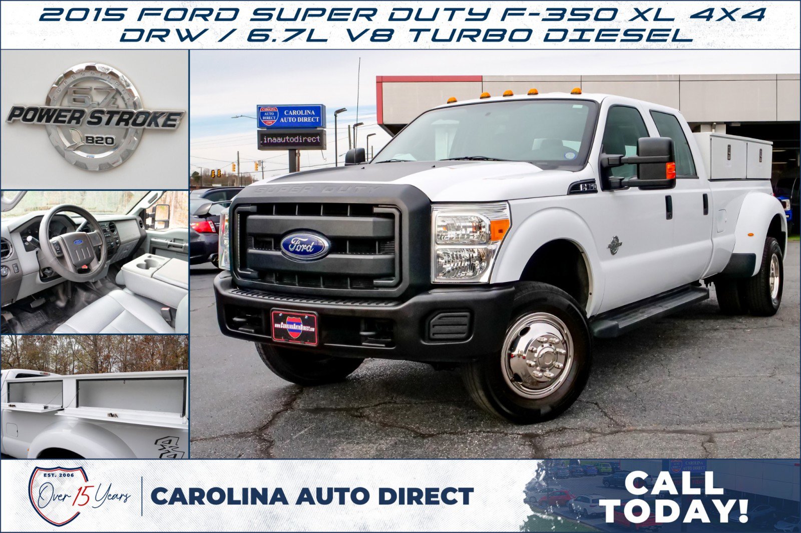 Used 2015 Ford F350 XL w/ Power Equipment Group