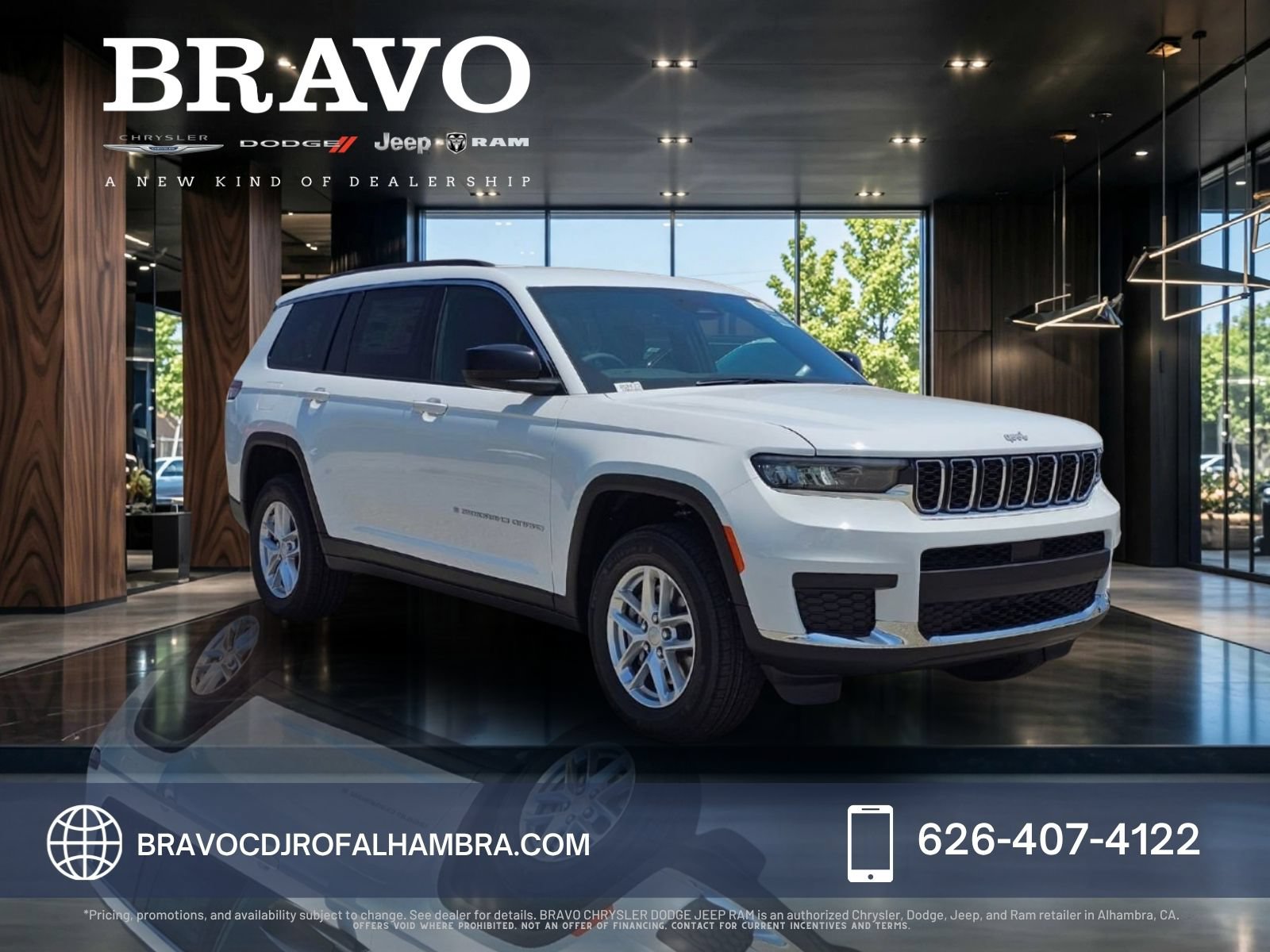 New 2026 Jeep Grand Cherokee L Laredo RWD image 1