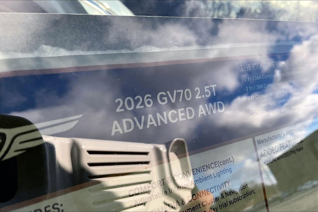 New 2026 Genesis GV70 2.5T Advanced AWD/4WD image 8