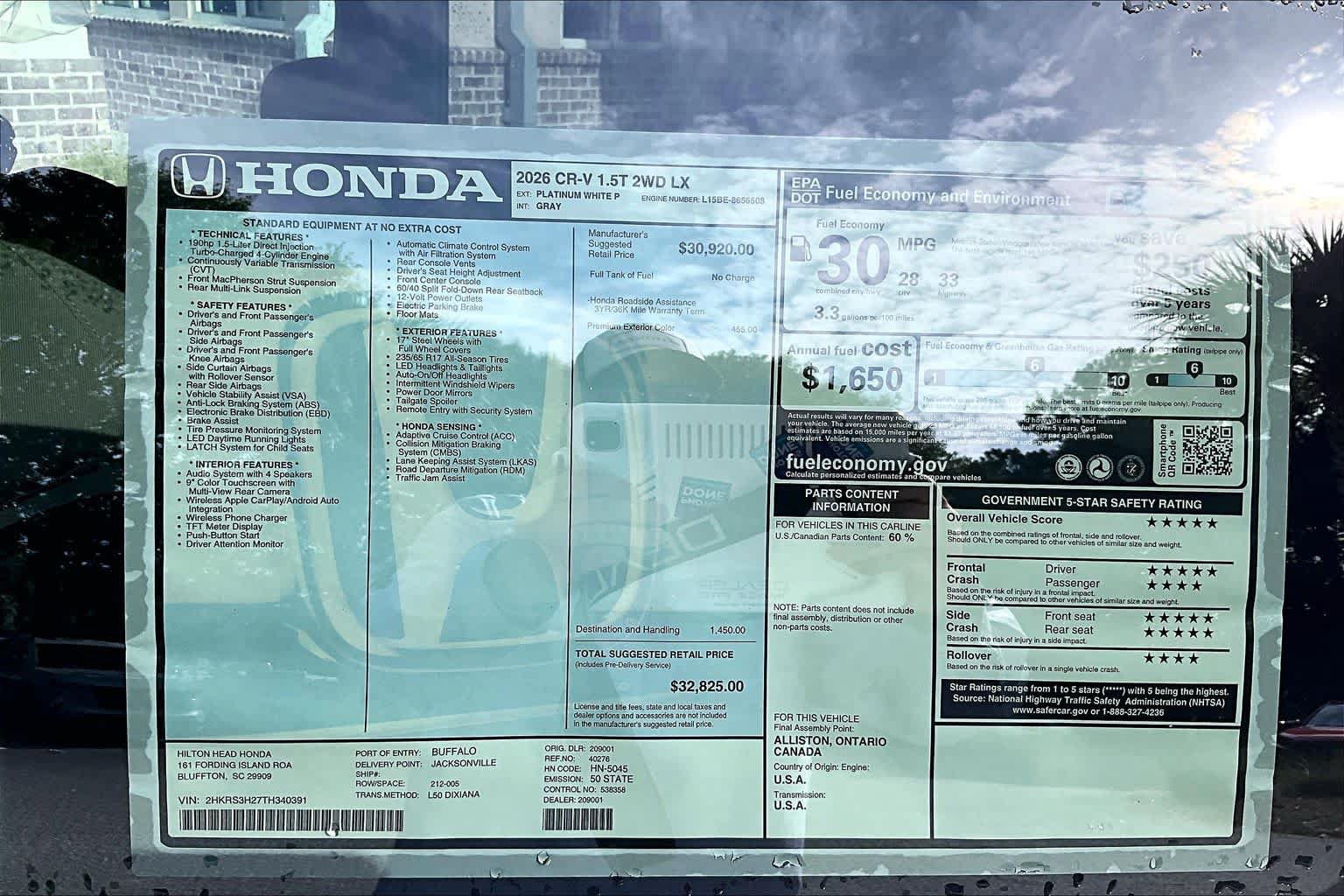 New 2026 Honda CR-V LX image 18