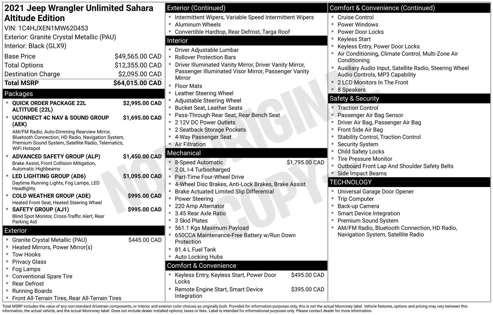 Used 2021 Jeep Wrangler Unlimited Sahara image 33