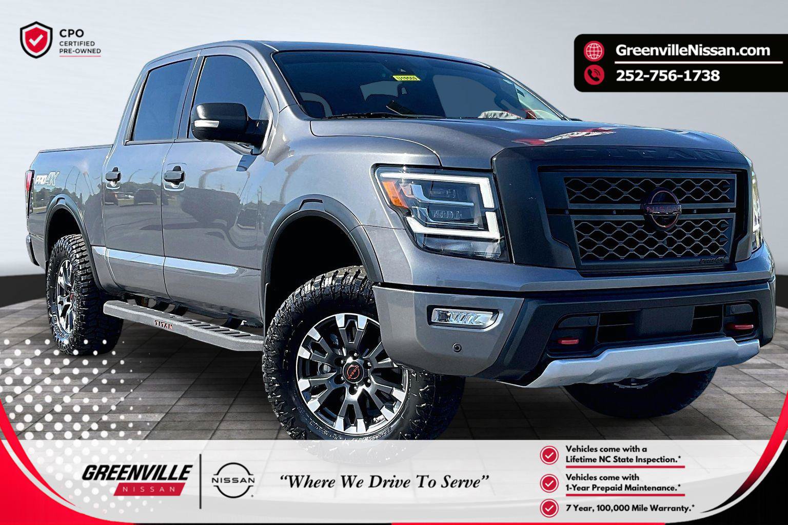 Certified 2024 Nissan Titan PRO-4X w/ Pro-4x Convenience Package AWD/4WD image 1