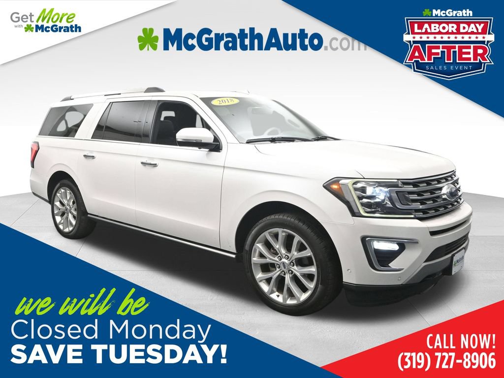 Used 2018 Ford Expedition Max Limited w/ Equipment Group 302A