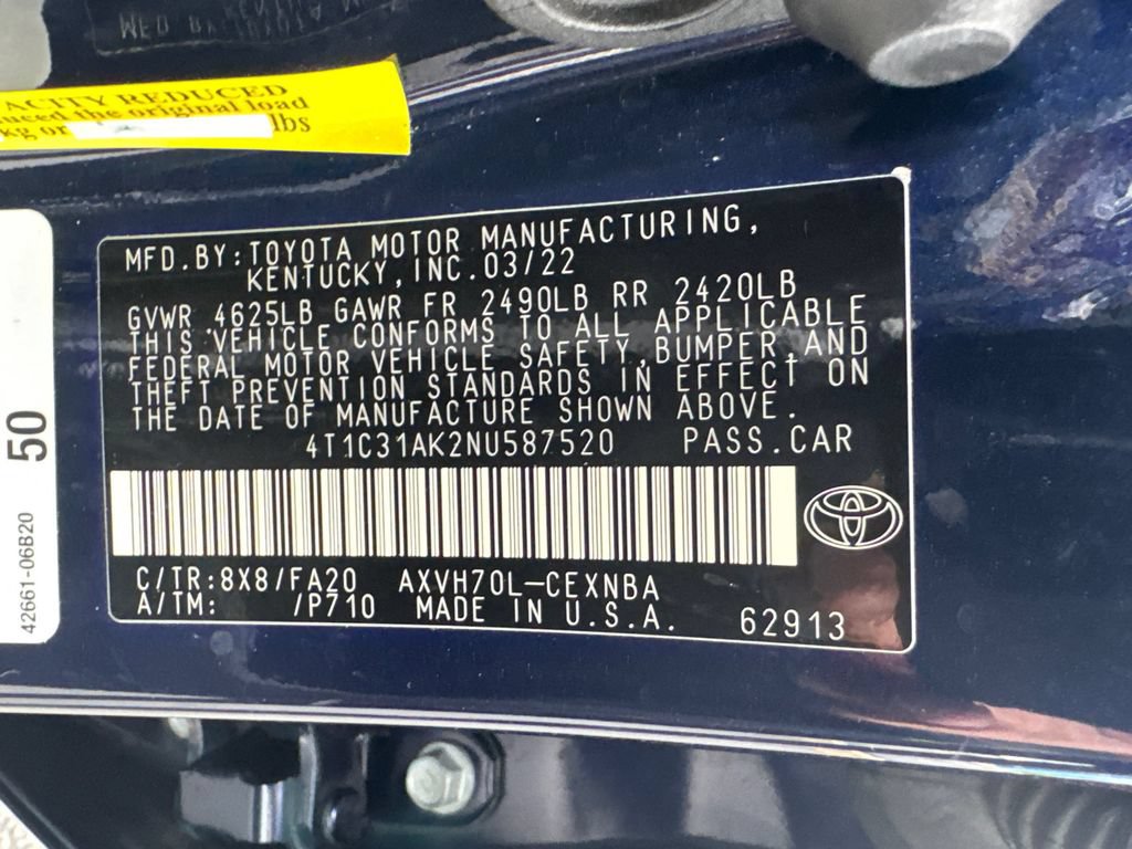 Used 2022 Toyota Camry LE FWD image 32