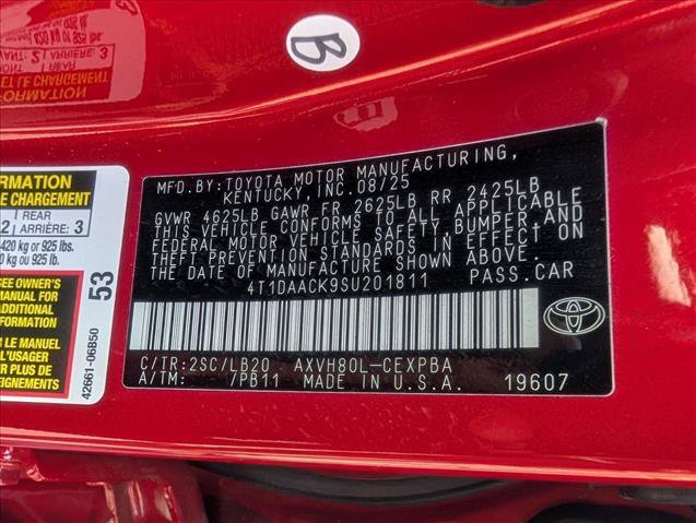 Used 2025 Toyota Camry XSE w/ Premium Plus Package FWD image 30
