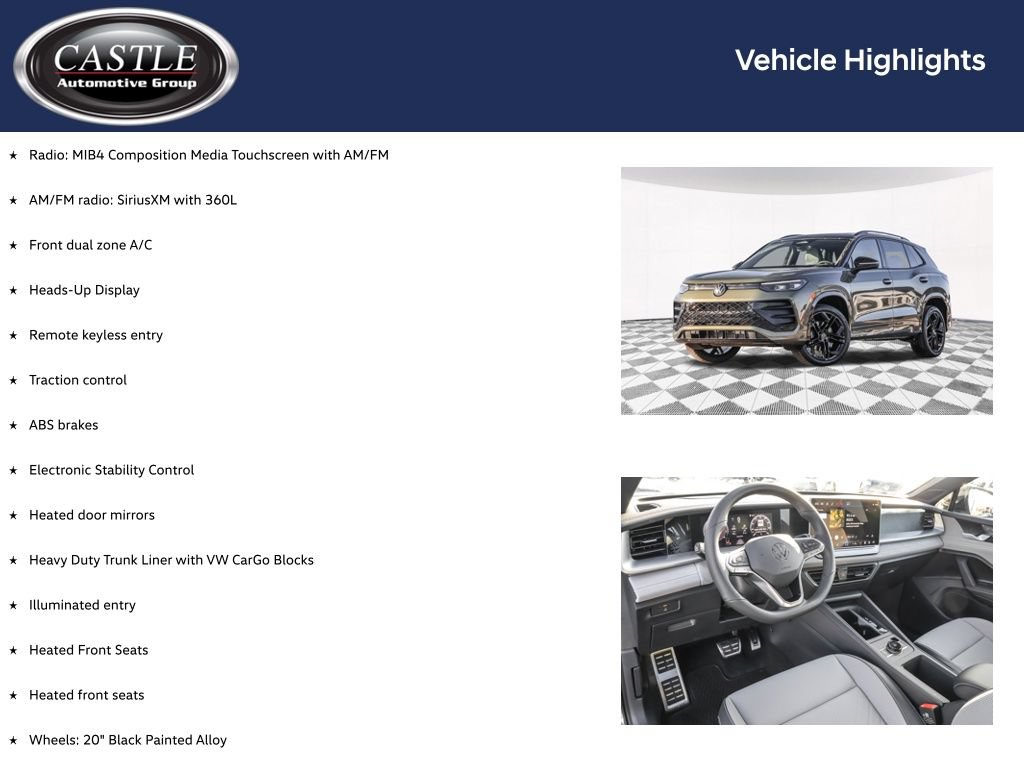 New 2026 Volkswagen Tiguan SE R-Line AWD/4WD image 3