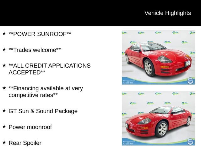 Used 2000 Mitsubishi Eclipse GT FWD image 12