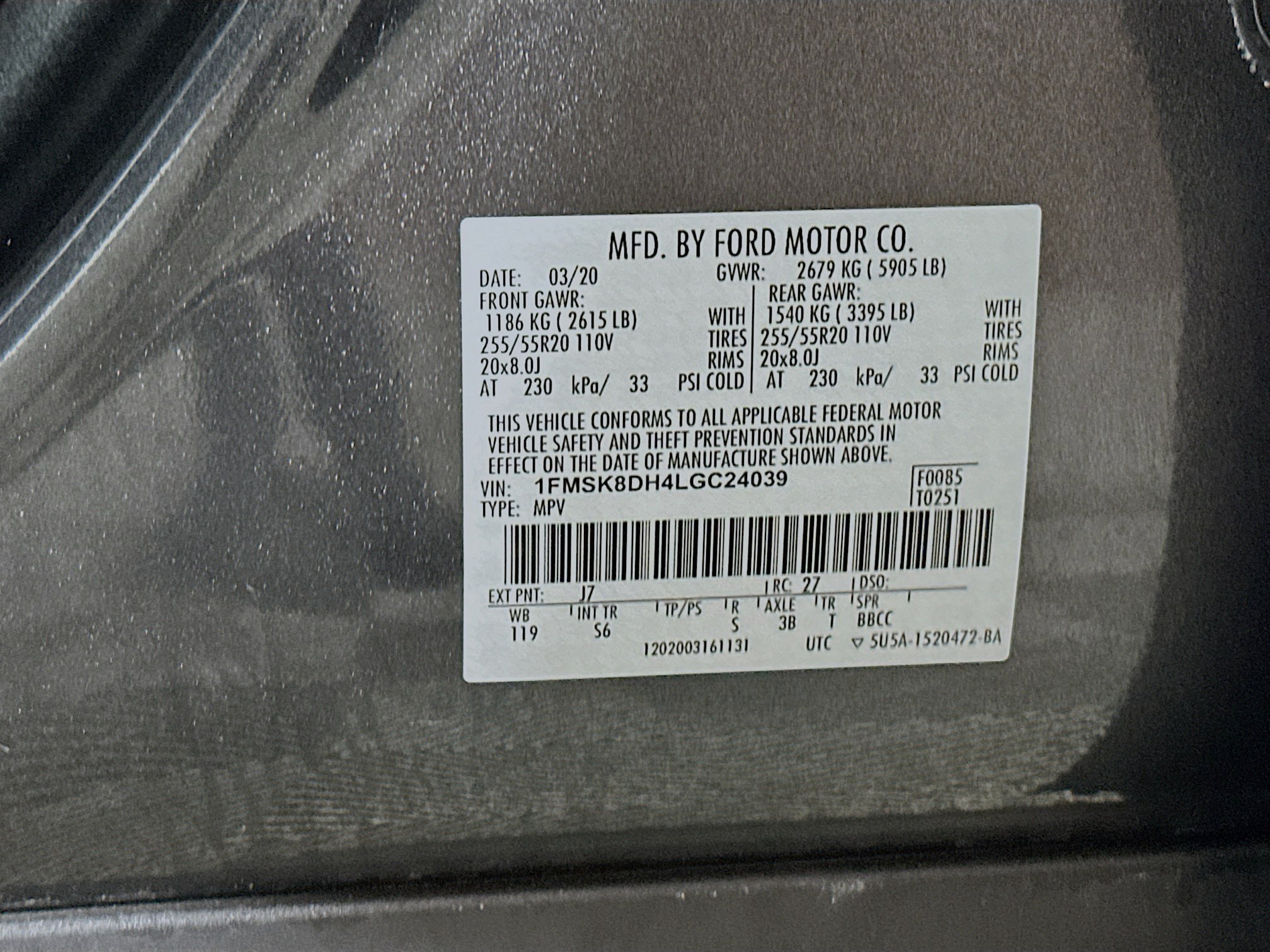Used 2020 Ford Explorer XLT w/ Equipment Group 202A AWD/4WD image 32