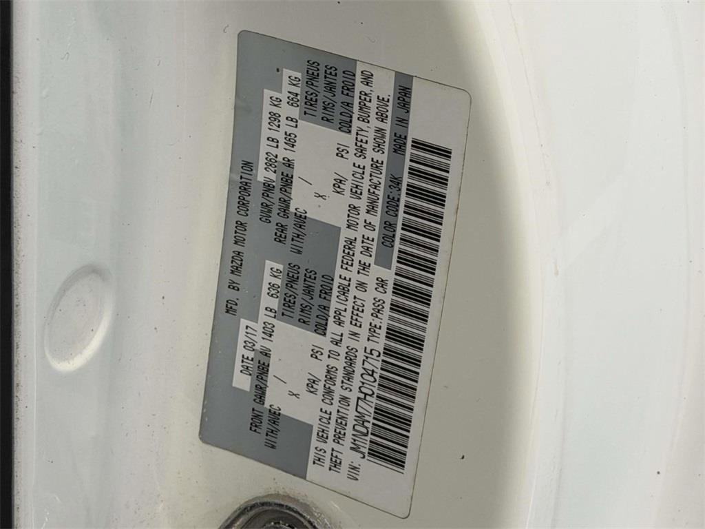 Used 2017 MAZDA MX-5 Miata RF Grand Touring image 27