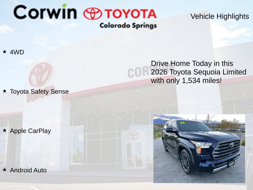 Used 2026 Toyota Sequoia Limited AWD/4WD image 8