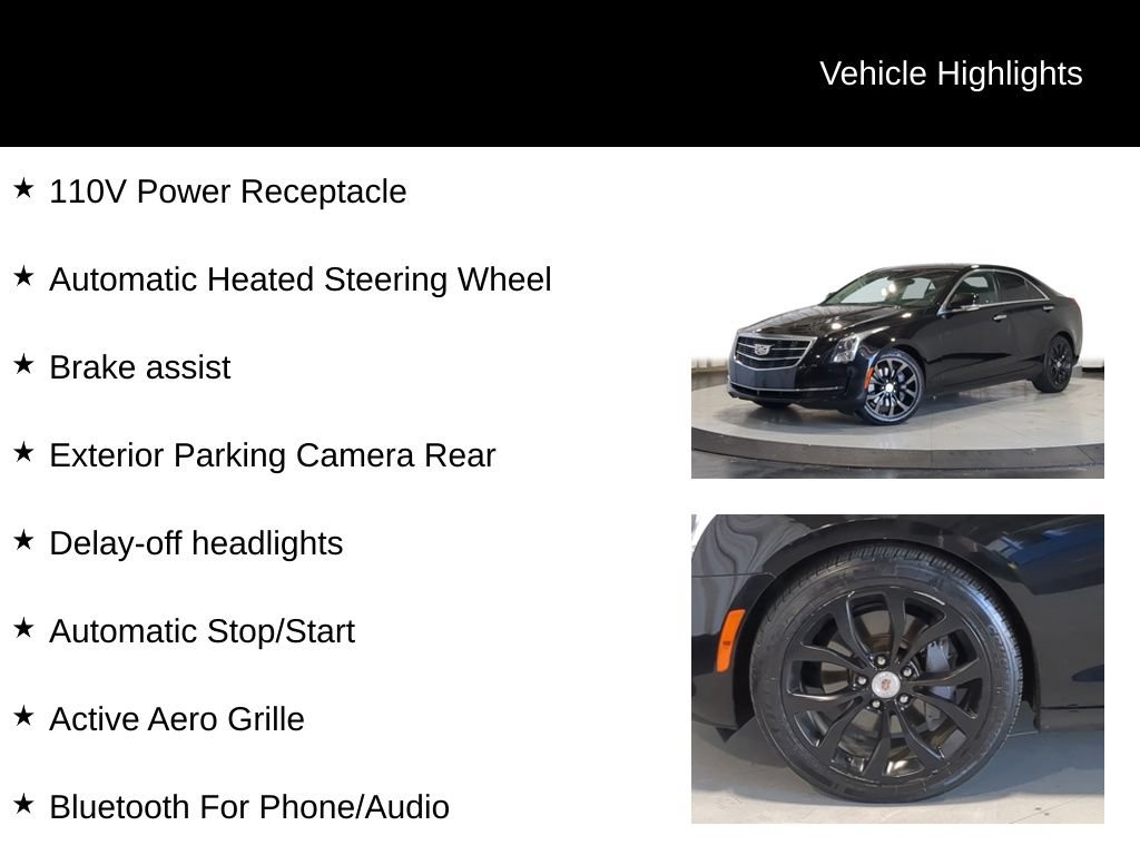 Used 2018 Cadillac ATS Luxury w/ Safety and Security Package AWD/4WD image 13