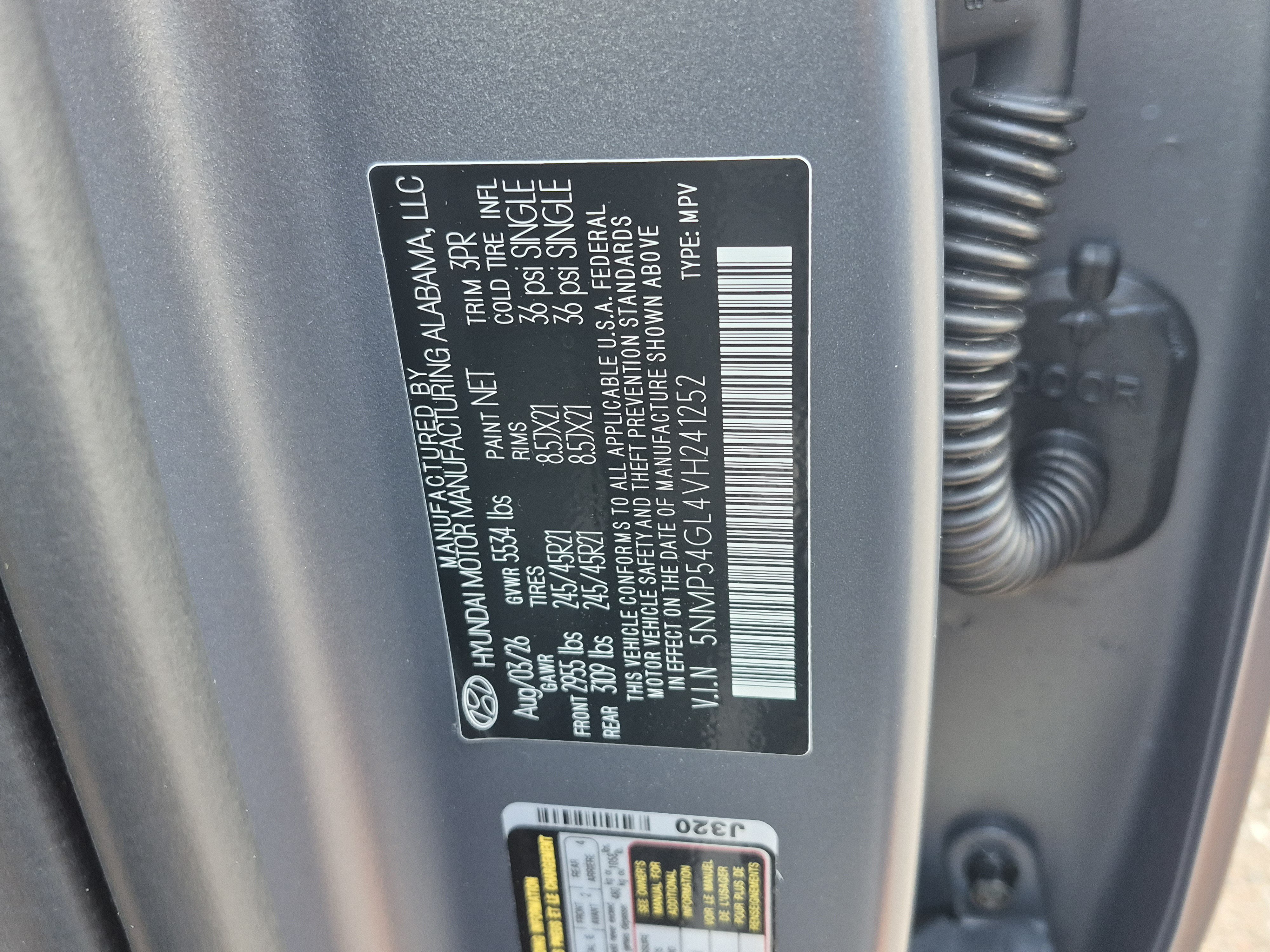 New 2027 Hyundai Santa Fe Calligraphy FWD image 39