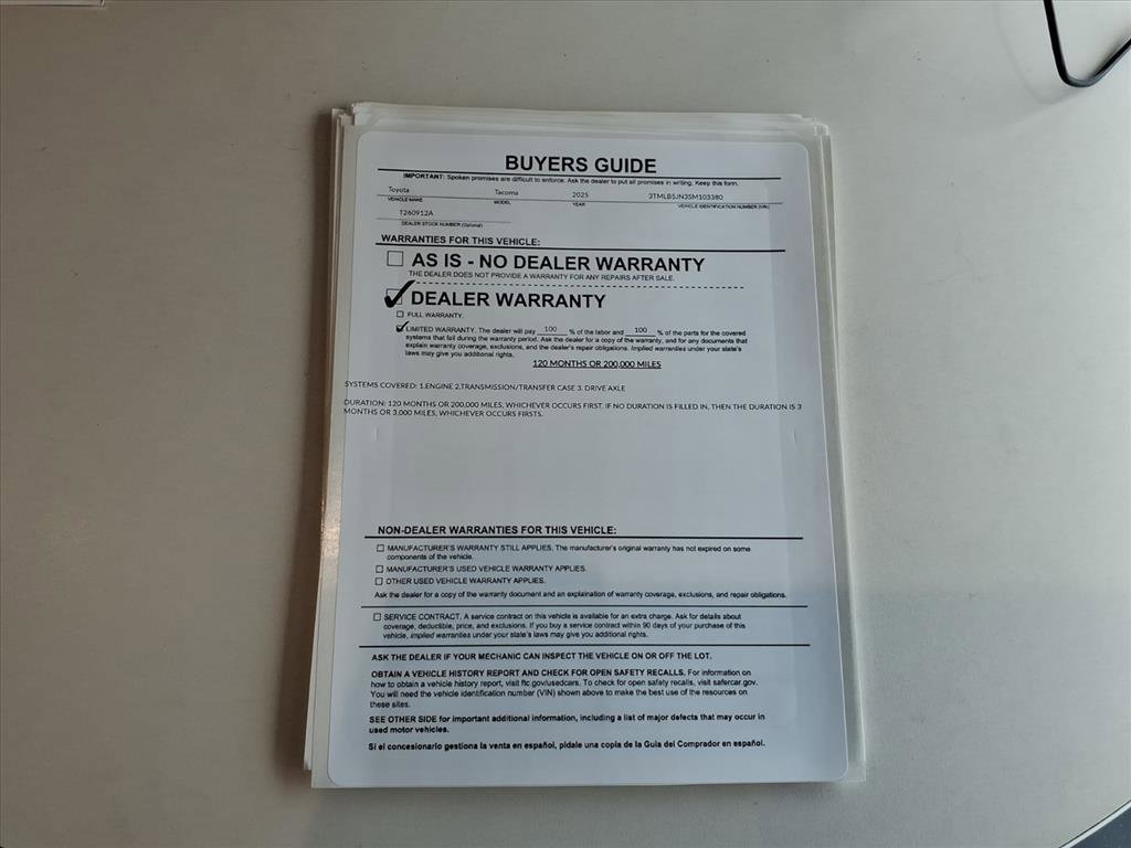 Certified 2025 Toyota Tacoma Limited image 36