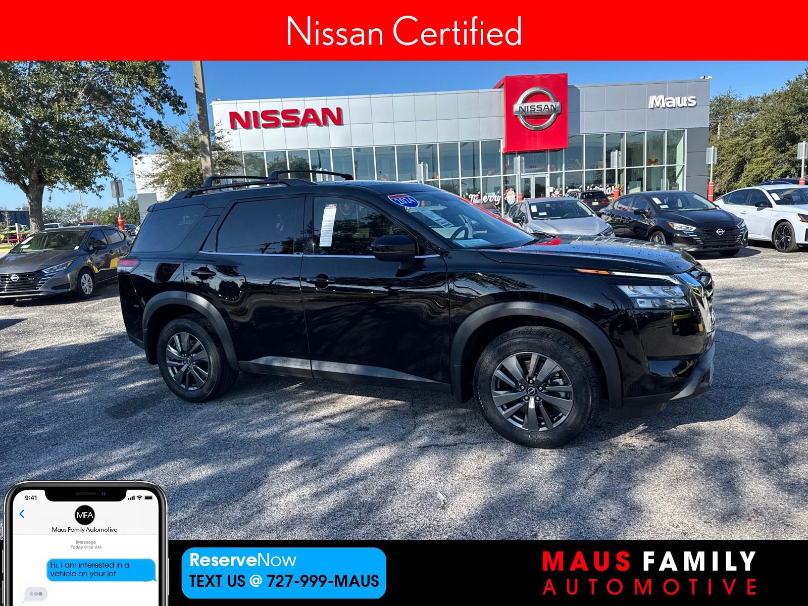 Certified 2024 Nissan Pathfinder SV image 1