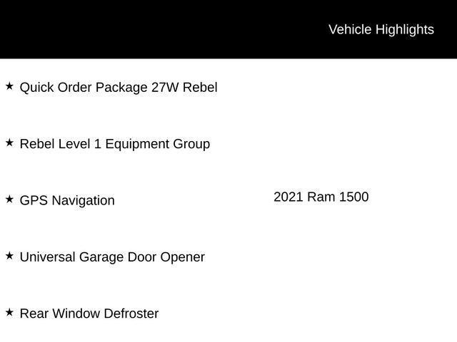 Used 2021 RAM 1500 Rebel w/ Rebel Level 1 Equipment Group image 12
