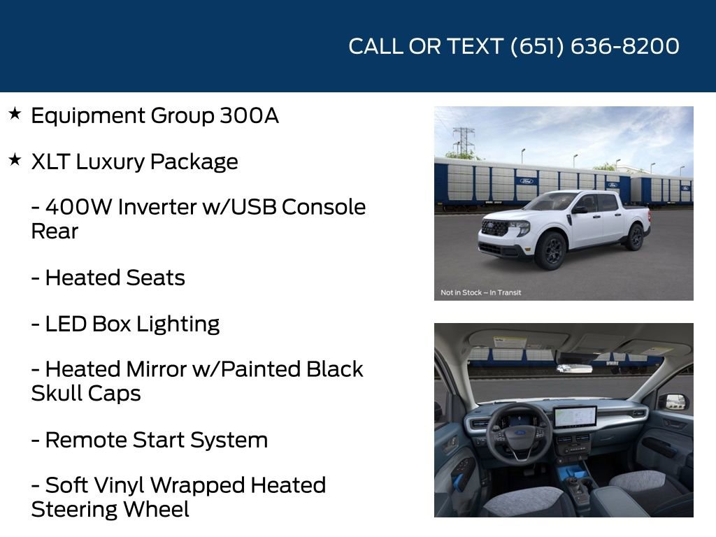 New 2025 Ford Maverick XLT w/ XLT Luxury Package image 5