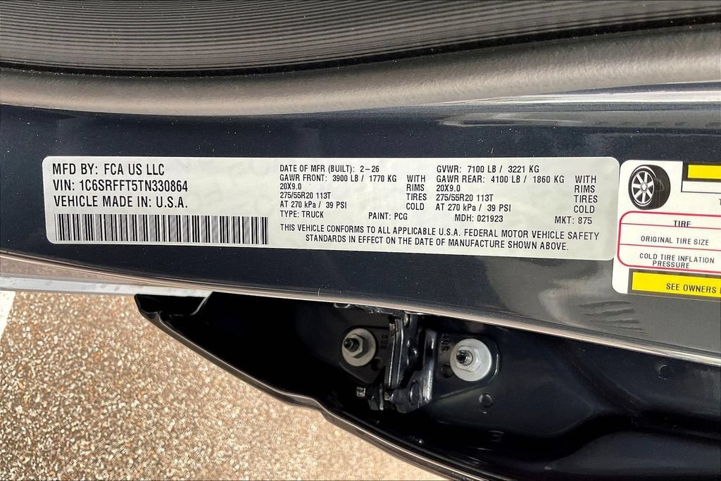 New 2026 RAM 1500 Big Horn AWD/4WD image 13