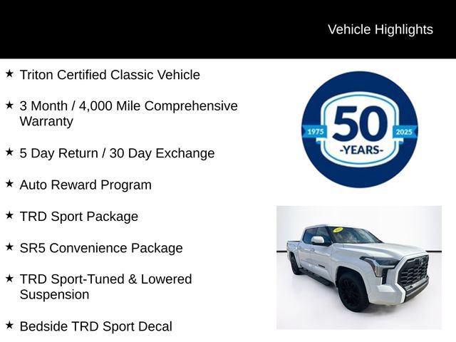 Used 2023 Toyota Tundra SR5 w/ TRD Sport Package AWD/4WD image 6