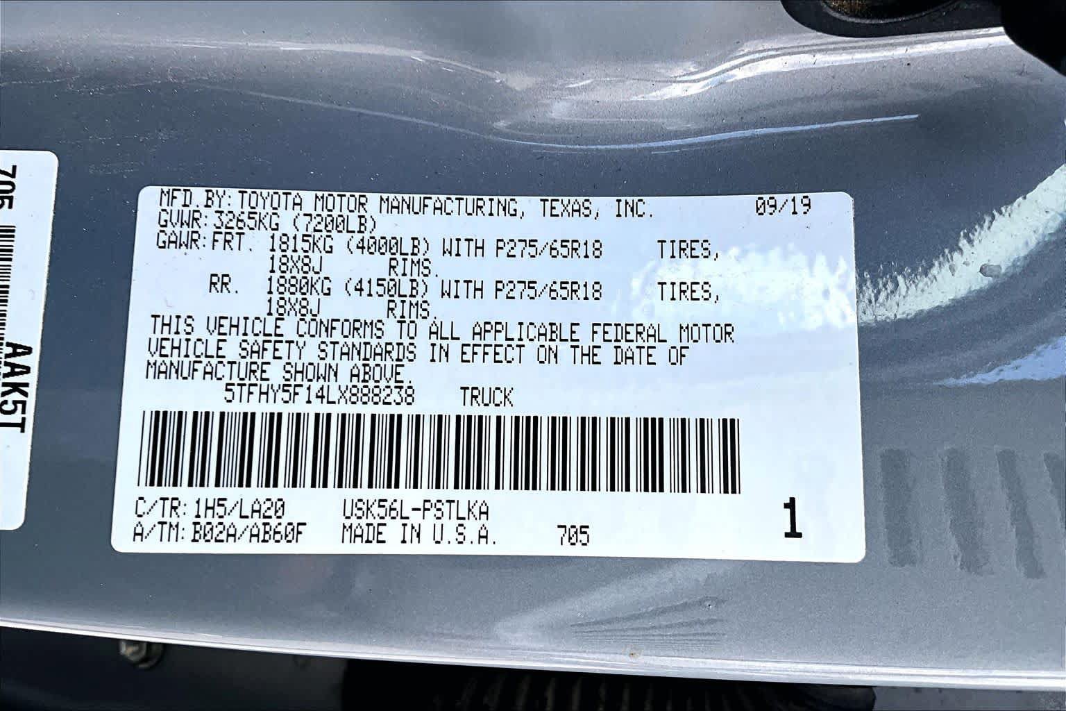 Used 2020 Toyota Tundra Limited w/ Limited Premium Package AWD/4WD image 37