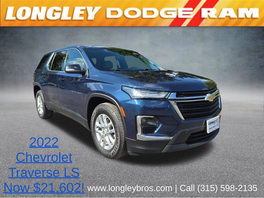 Used 2022 Chevrolet Traverse LS image 1