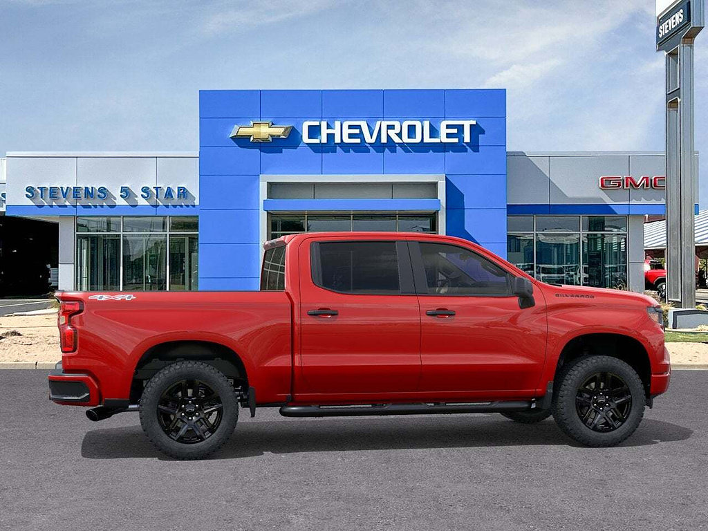 New 2026 Chevrolet Silverado 1500 Custom w/ Turbomax Blackout Package AWD/4WD image 65