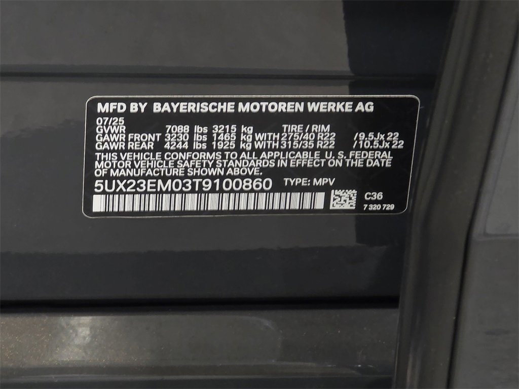 Used 2026 BMW X7 xDrive40i w/ M Sport Package image 32