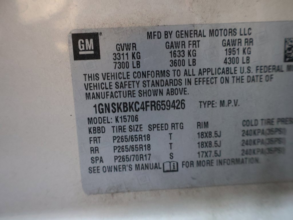 Used 2015 Chevrolet Tahoe LT w/ Luxury Package image 35