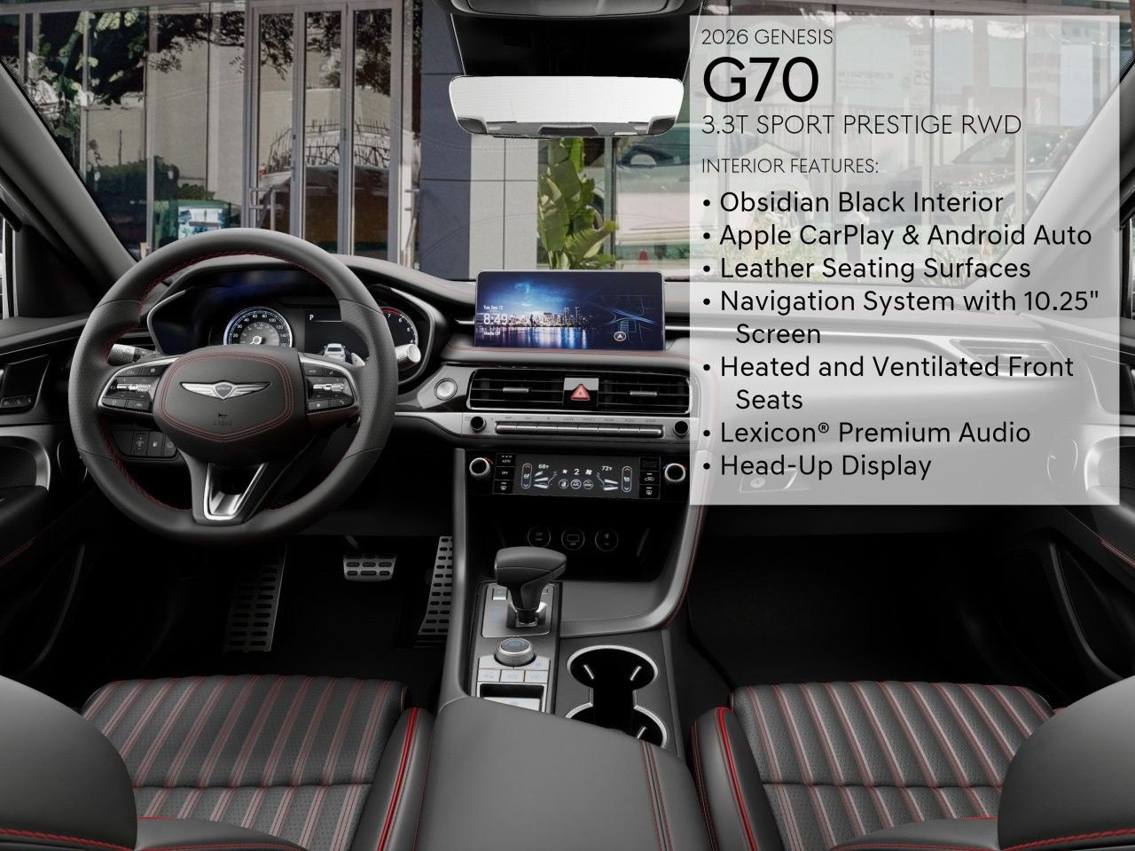 New 2026 Genesis G70 3.3T Sport Prestige RWD image 21