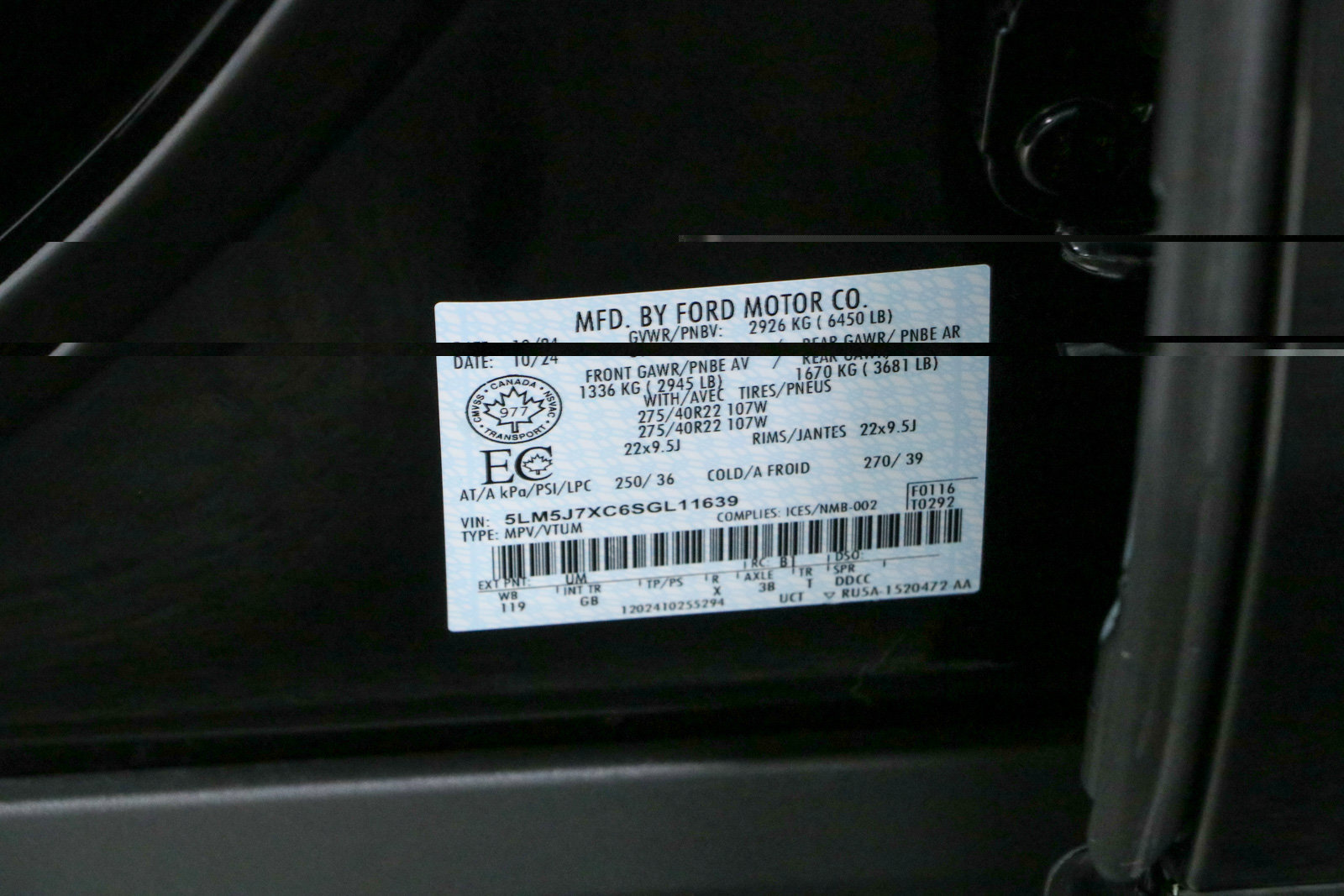 Used 2025 Lincoln Aviator Reserve w/ Jet Appearance Package AWD/4WD image 35