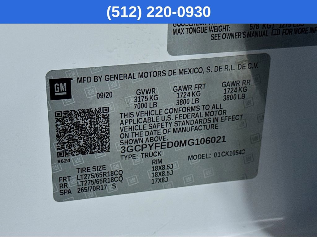 Used 2021 Chevrolet Silverado 1500 LT Trail Boss w/ Safety Package image 40