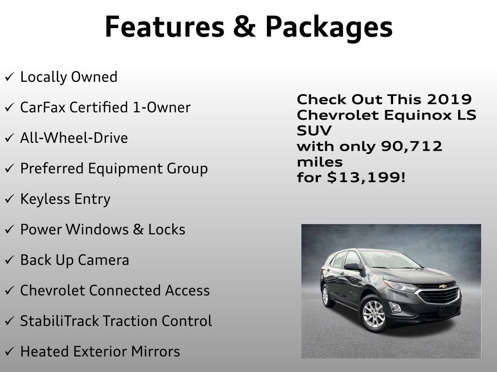 Used 2019 Chevrolet Equinox LS image 4