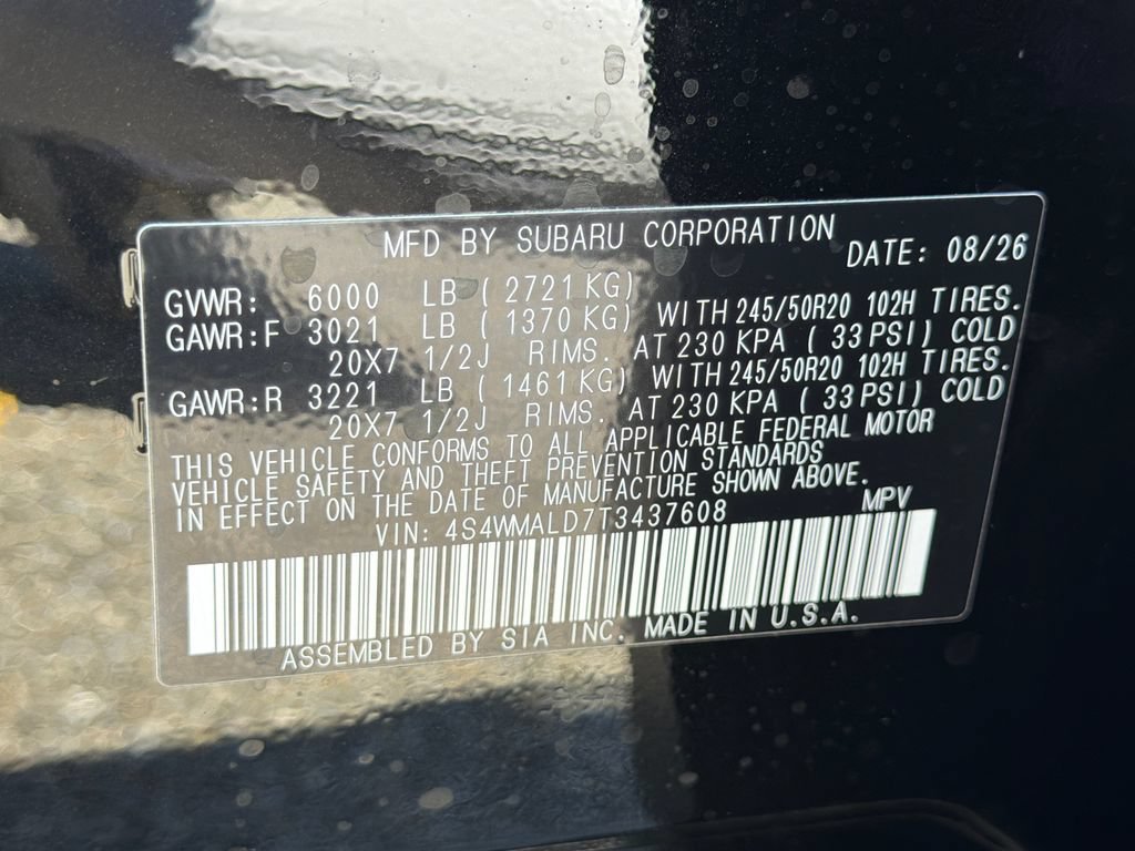 New 2026 Subaru Ascent Bronze Edition AWD/4WD image 32