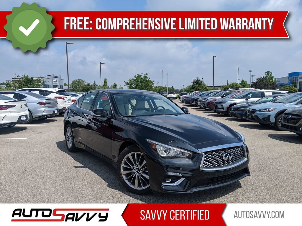Used 2023 INFINITI Q50 Luxe w/ Cargo Package image 1